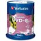 Verbatim Americas Verbatim DVD+R, 95145, 16X Speed, 4.7GB, Inkjet Printable, 100/Pk, White 95145 - alternate 1